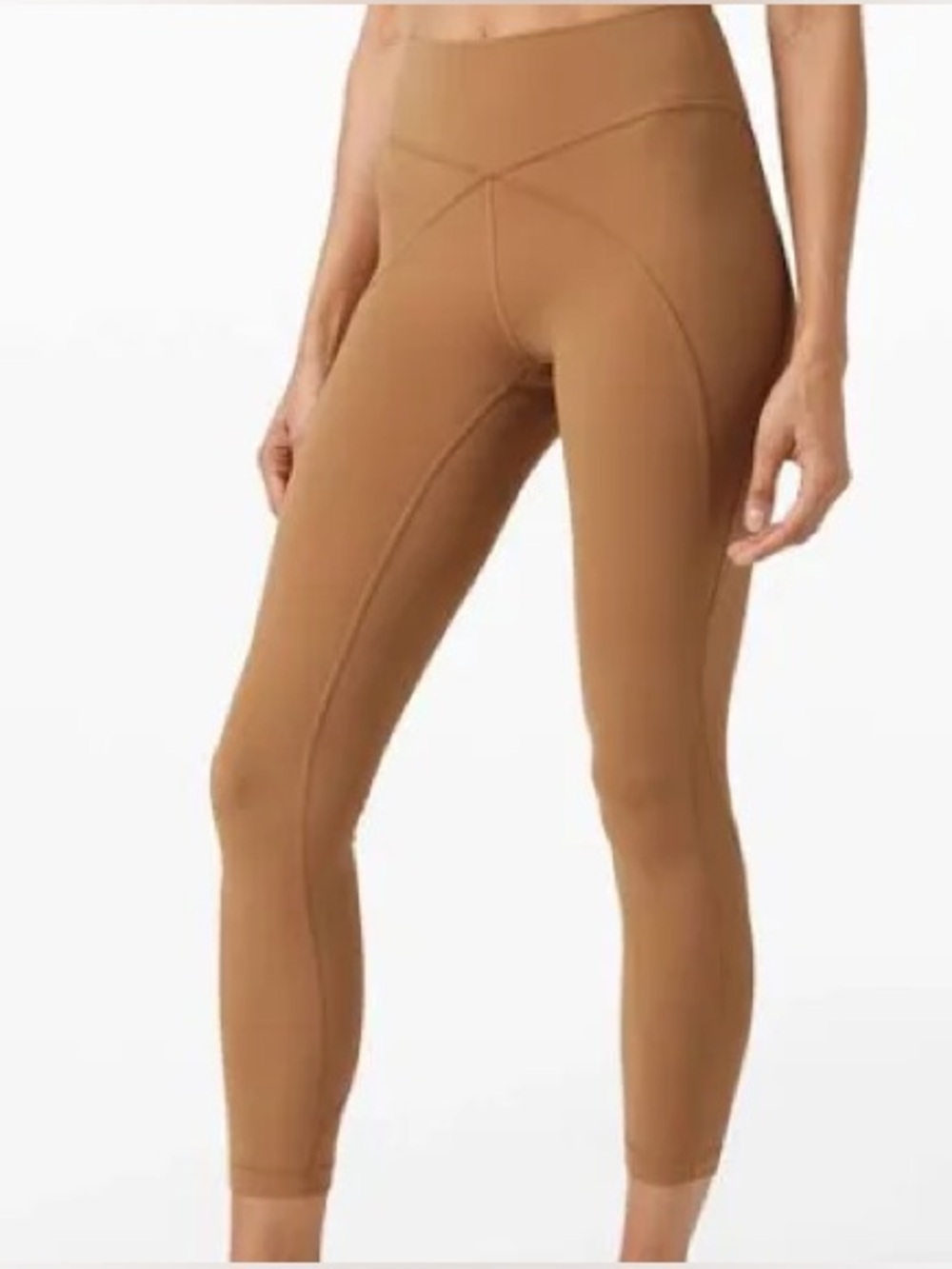 Lululemon Get Centred High Rise Tight 25” Saddle Brown/Tan Size 2